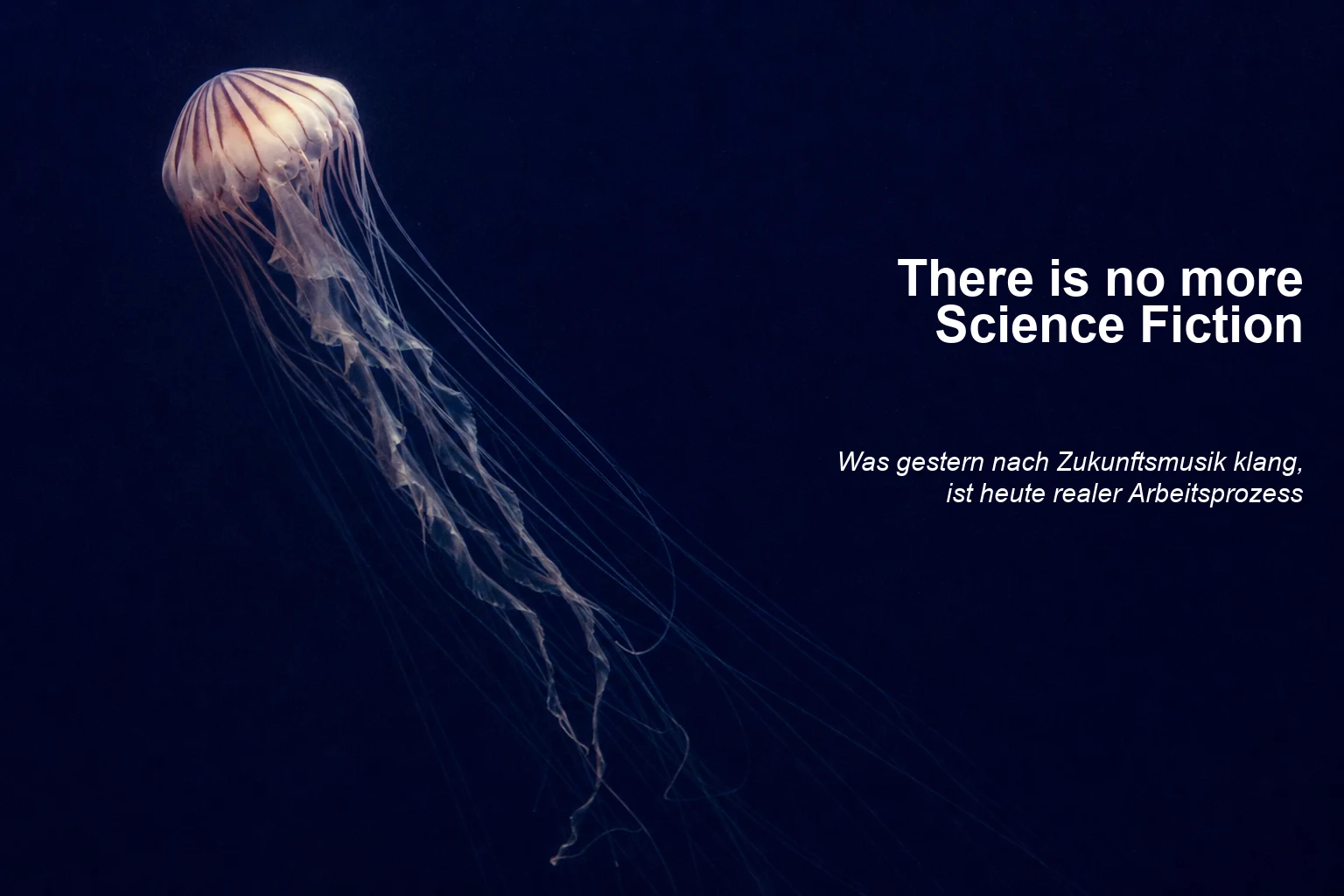 There is no more Science Fiction — Deutsch